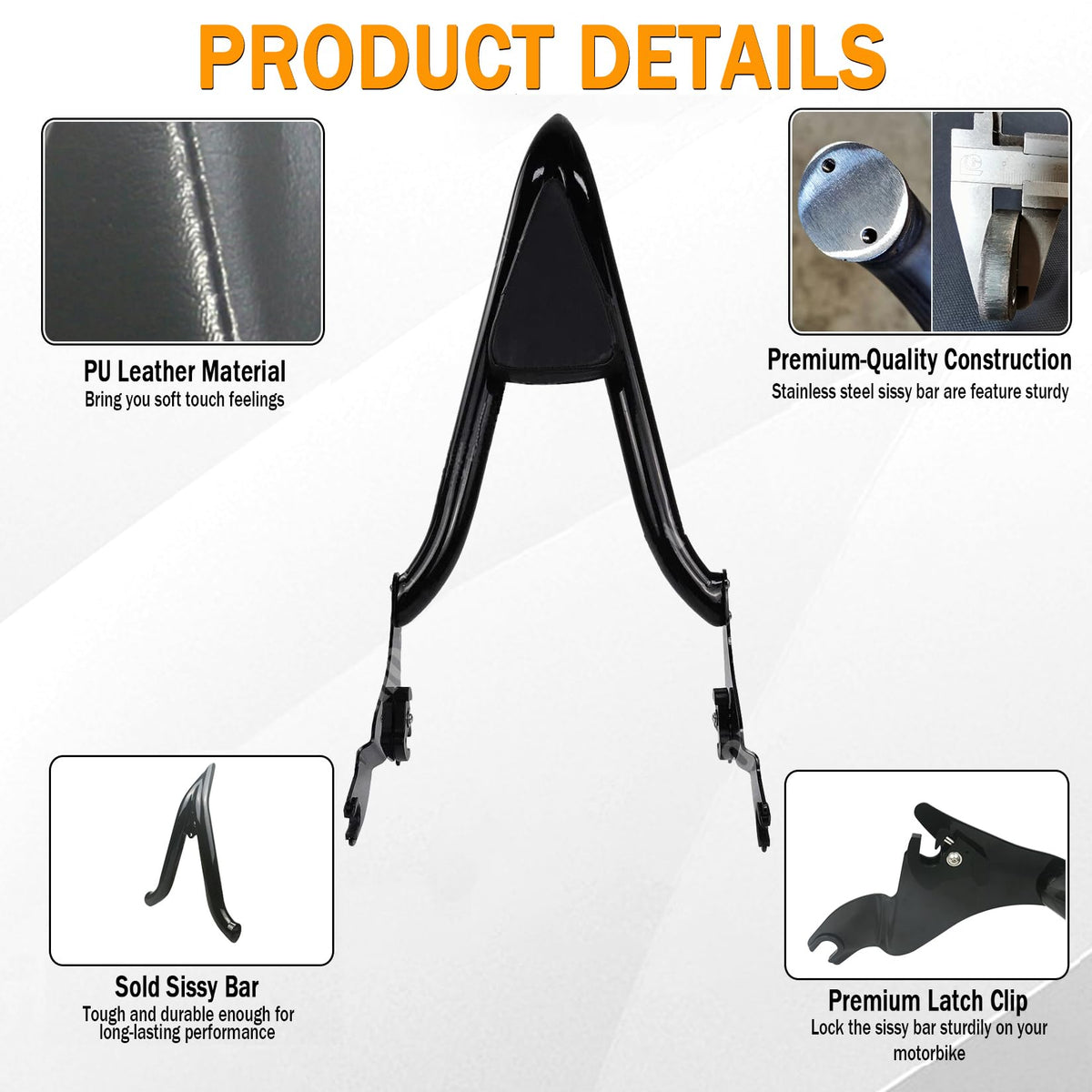 Fjpacemt rear pad detail showing cushion texture and passenger comfort benefit