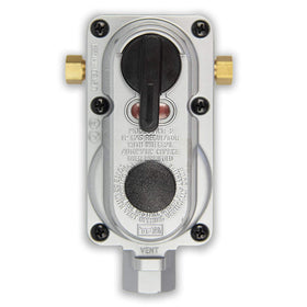 Flame King ACR-2a front view showing regulator ports and compact housing for reliable changeover