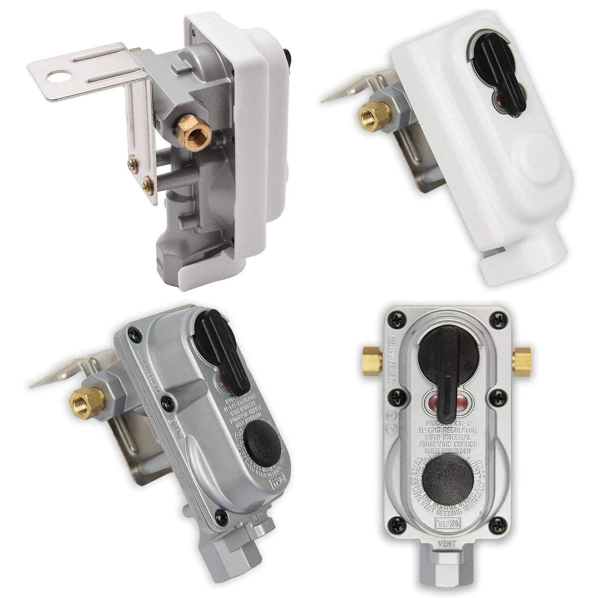 Flame King ACR-2a connected to 48in thermo plastic hose showing flexible routing and safe fit
