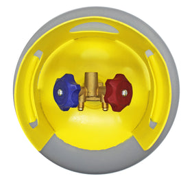 Flame King tank connected in a recovery setup demonstrating quick field use benefit