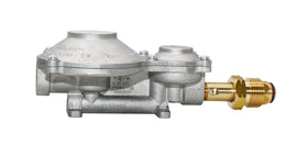 Flame King pressure label showing 11-inch water column rating for consistent output