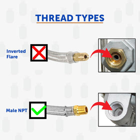 Flame King stainless braid close-up highlighting durability and abrasion resistance