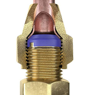 FlareSeal next to a coin for size comparison showing compact, easy-to-carry benefit