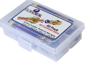FlareSeal used on Schrader valve showing sealed connection and reliability