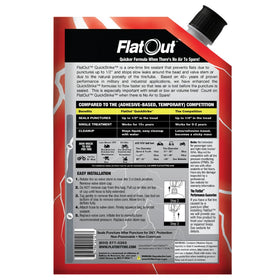 FlatOut close-up of Kevlar fibers in sealant for stronger seals