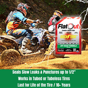 FlatOut open bag showing sealant texture for easy handling