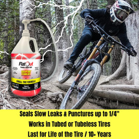 FlatOut QuickStrike included installation tool and spout for clean pouring