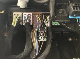 Fleece Performance Engineering wiring close-up showing harness detail for safe installation