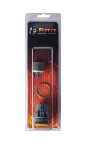 Fleece Performance Engineering kit laid out showing included seal, O-ring, and connector