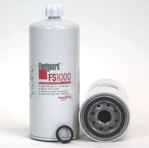Fleetguard FS1000 front view showing filter design and quick compatibility check