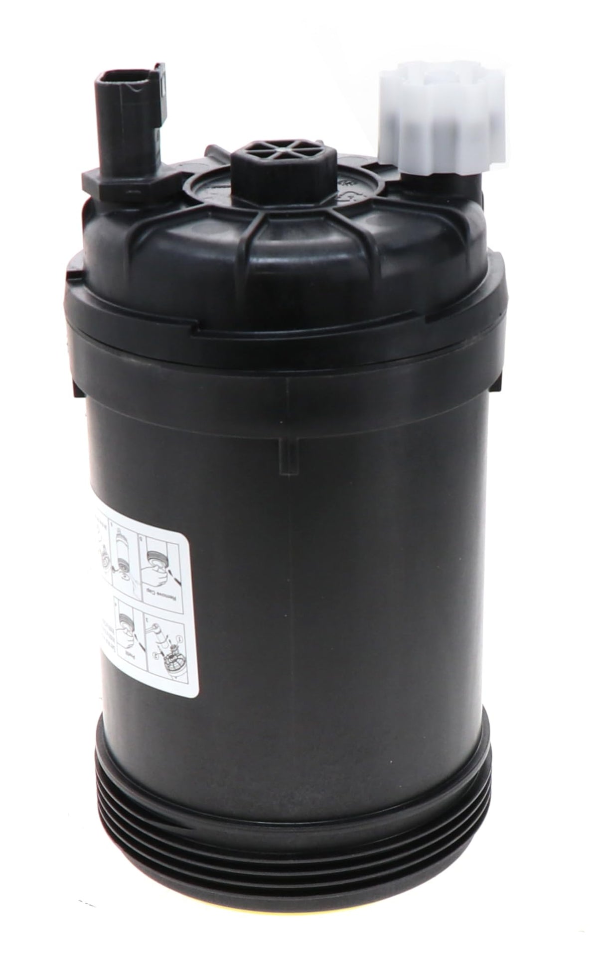 Fleetguard FS1098 filter media close-up showing layered construction for reliable water separation