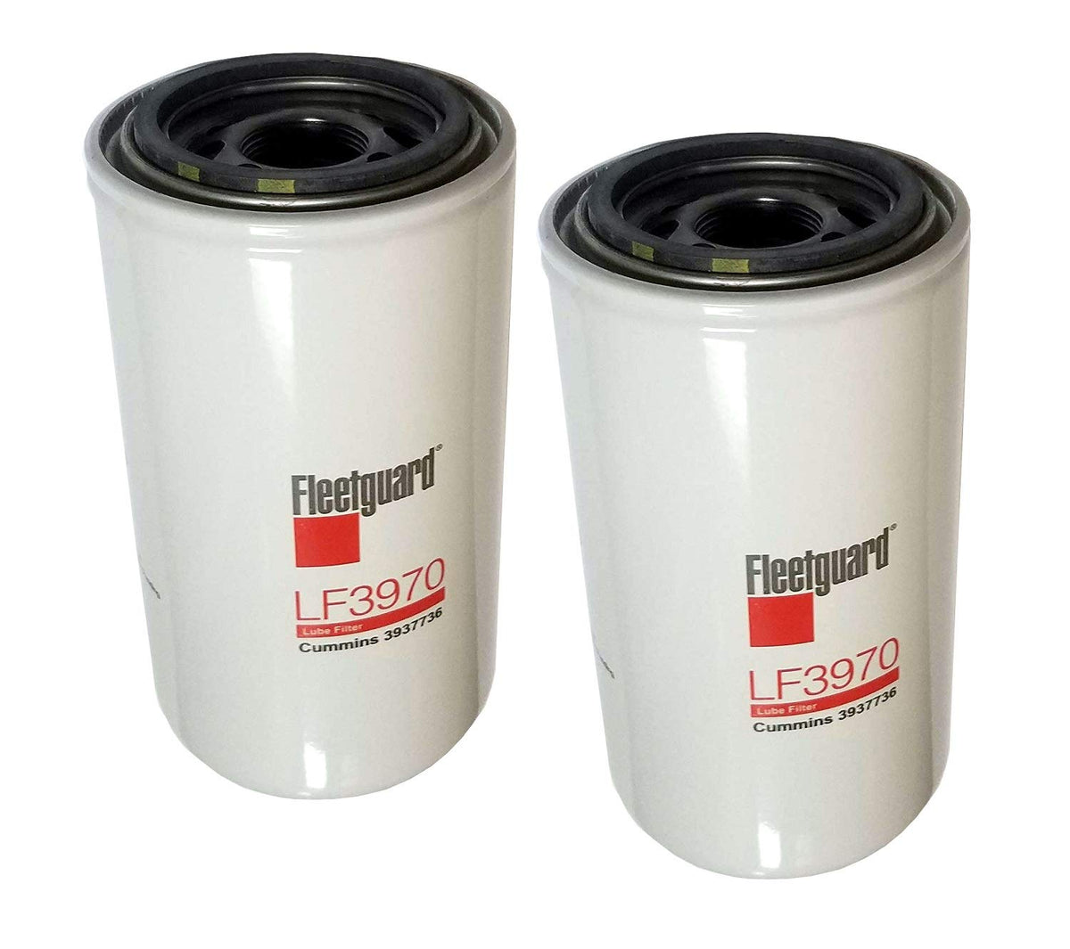 Fleetguard LF3970 front packaging showing model and fitment benefit