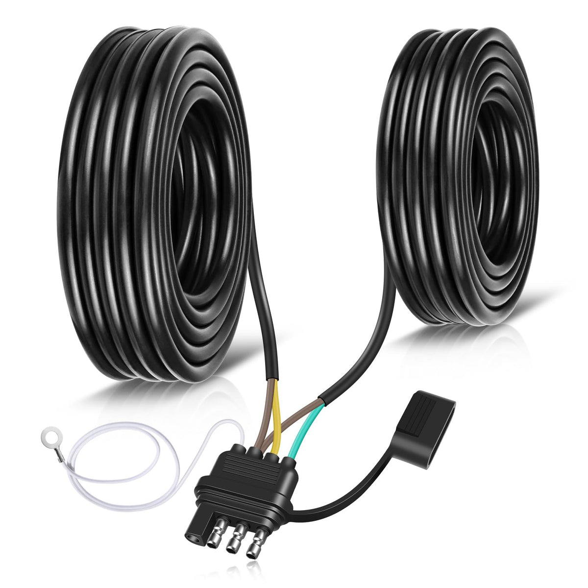 FLETERGIB front connector showing plug, ensuring secure trailer connection