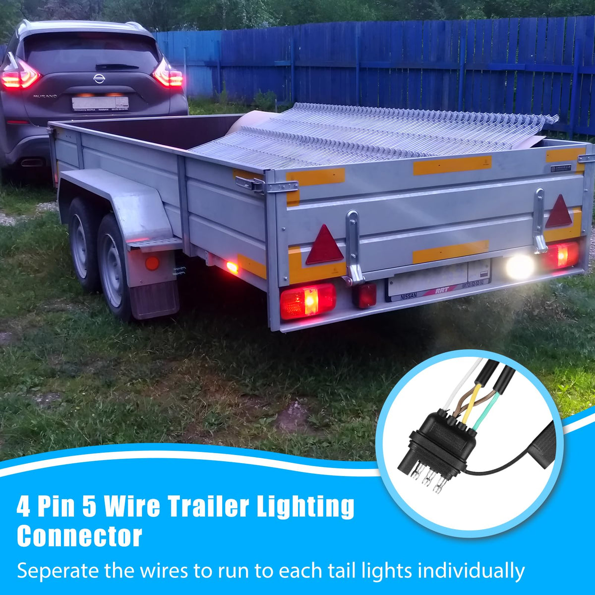 FLETERGIB long ground lead and cable length offering flexible routing