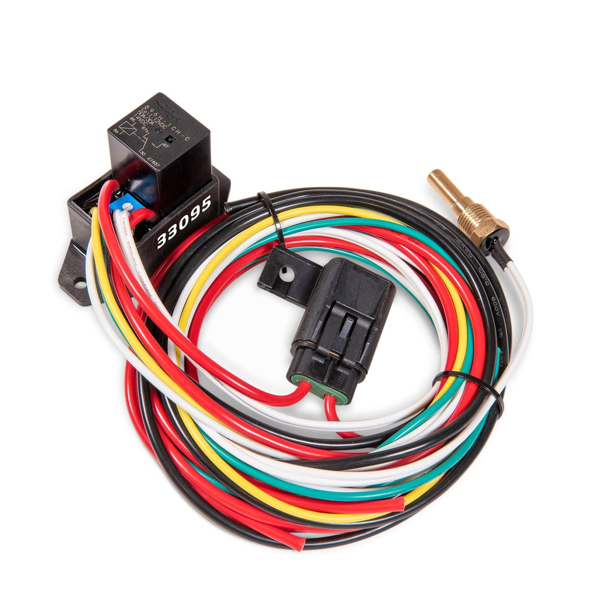 Flex-A-Lite front view of compact fan controller showing compact housing and connectors for durable installation