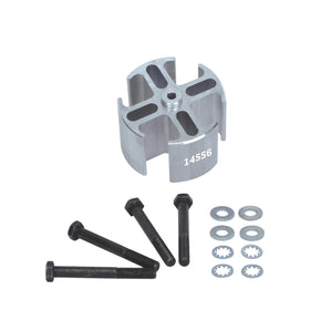 Flex-a-lite front view of spacer kit showing components and ease of install