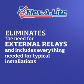 Flex-A-Lite installed on radiator area in lifestyle scene showing improved A/C and engine cooling benefit