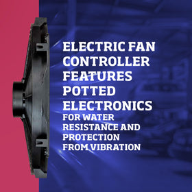 Flex-A-Lite controller next to a coin showing compact size and space-saving installation benefit