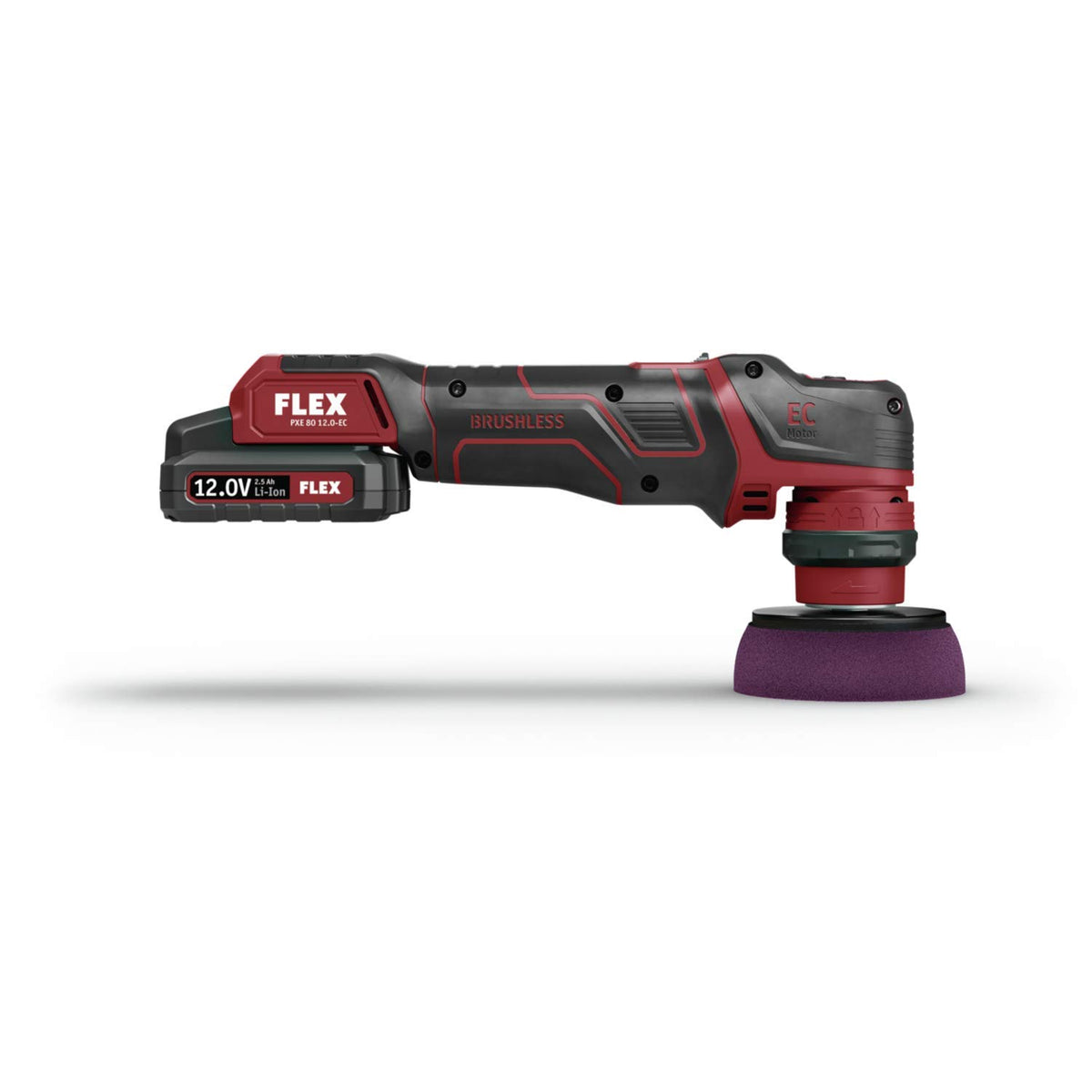 FLEX PXE 80 rubber head collar protecting paintwork and preventing scratches