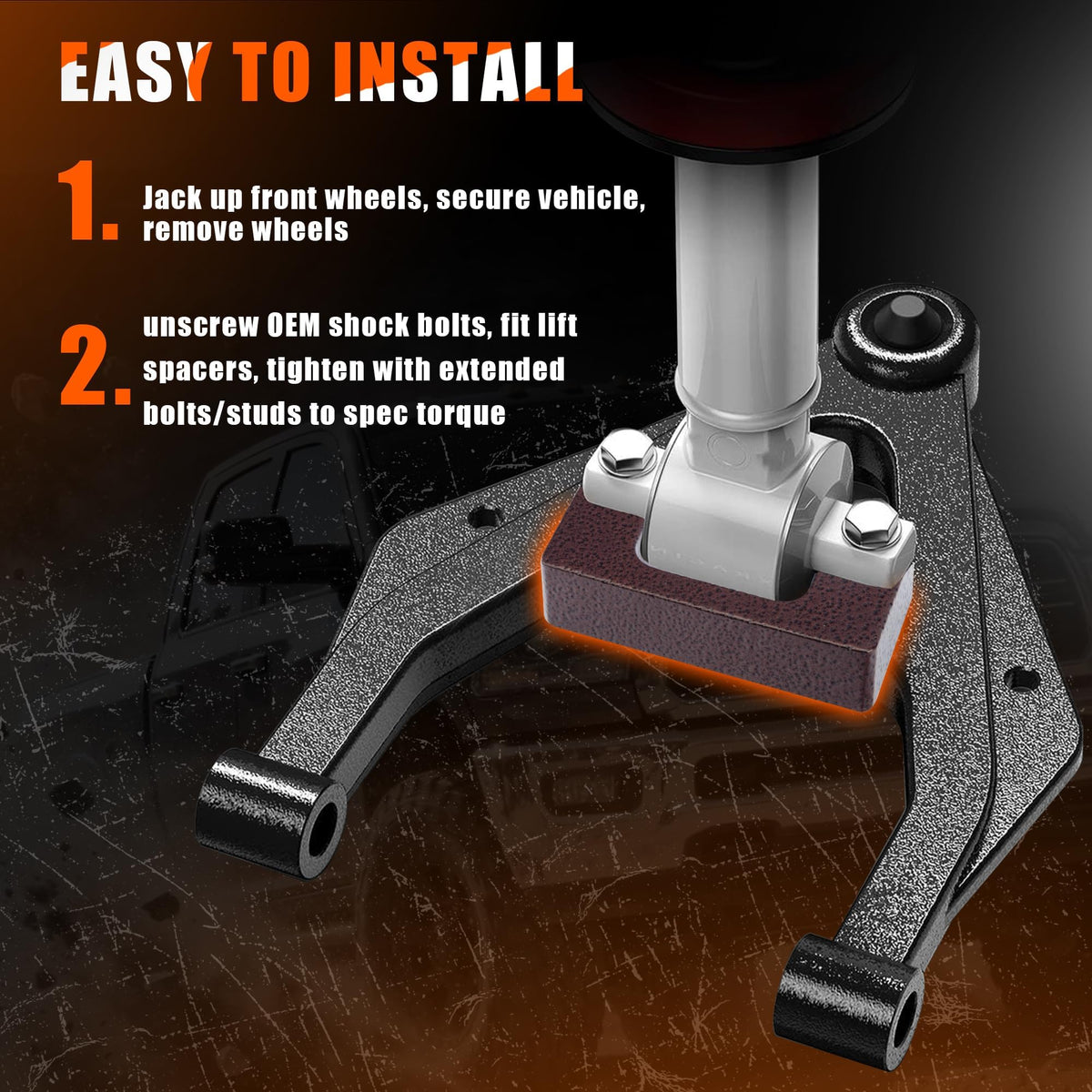 FlexHitch complete kit layout showing included parts for easy inventory
