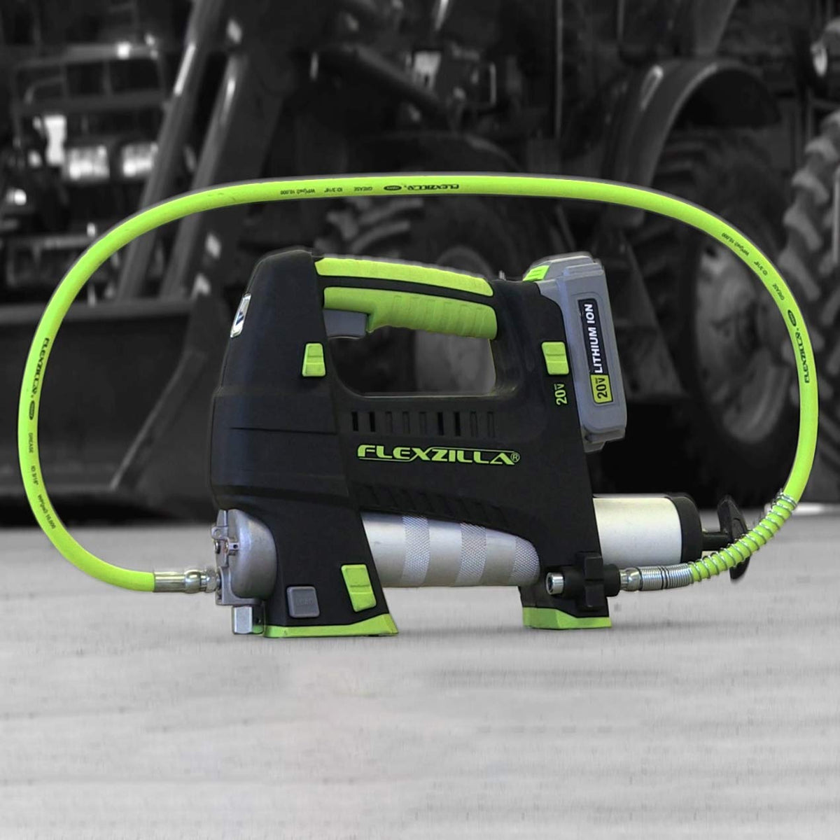Flexzilla hose beside ruler showing 18 inch scale for accurate fitment