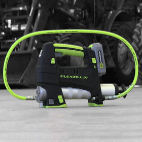 Flexzilla hose beside ruler showing 18 inch scale for accurate fitment