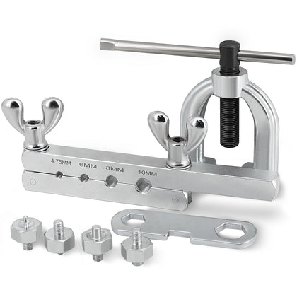 Flexzion front view kit open showing organized dies and tool for quick access