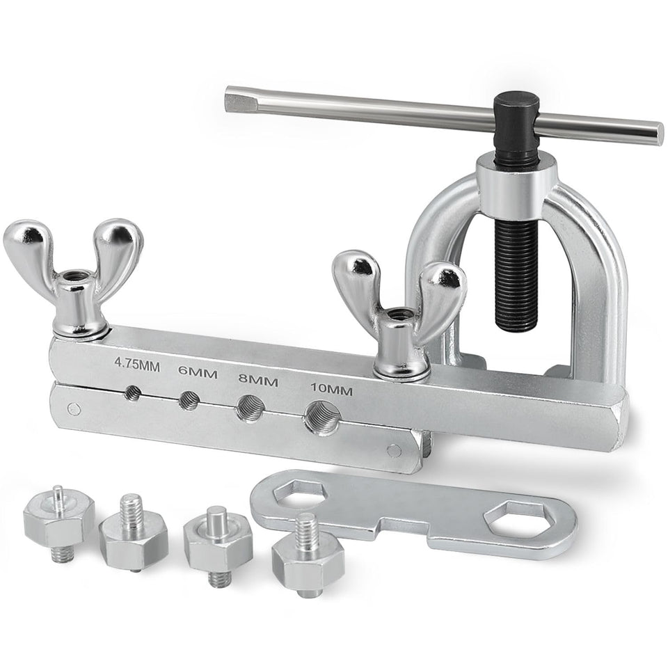 Flexzion front view kit open showing organized dies and tool for quick access