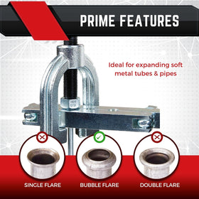 Flexzion materials compatibility visual showing copper aluminum brass mild steel fit
