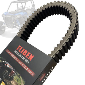 FLIBEN front view of replacement drive belt showing packaging and fitment benefit
