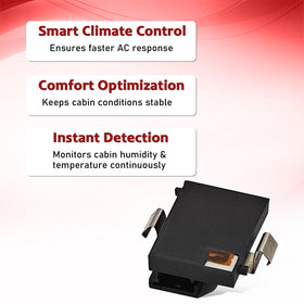 FLIBEN sensor mounted in dashboard demonstrating easy replacement benefit