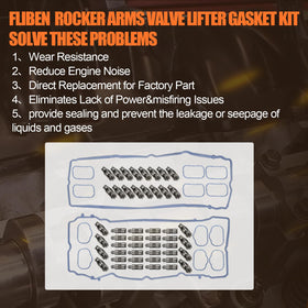 FLIBEN kit parts installed on a 3.6L Pentastar engine illustrating fitment and restored valvetrain function
