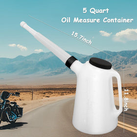 FLIKOU pouring oil into an engine showing neat transfer and reduced mess