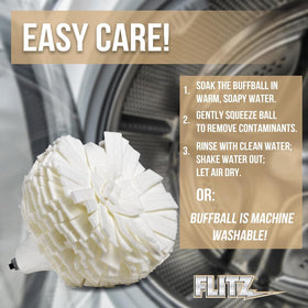 FLITZ kit used in car detailing scene showing professional finish benefit