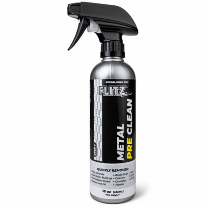 FLITZ front label showing product name and 16oz size, easy identification benefit