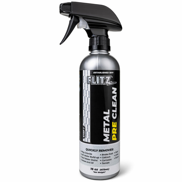 FLITZ front label showing product name and 16oz size, easy identification benefit