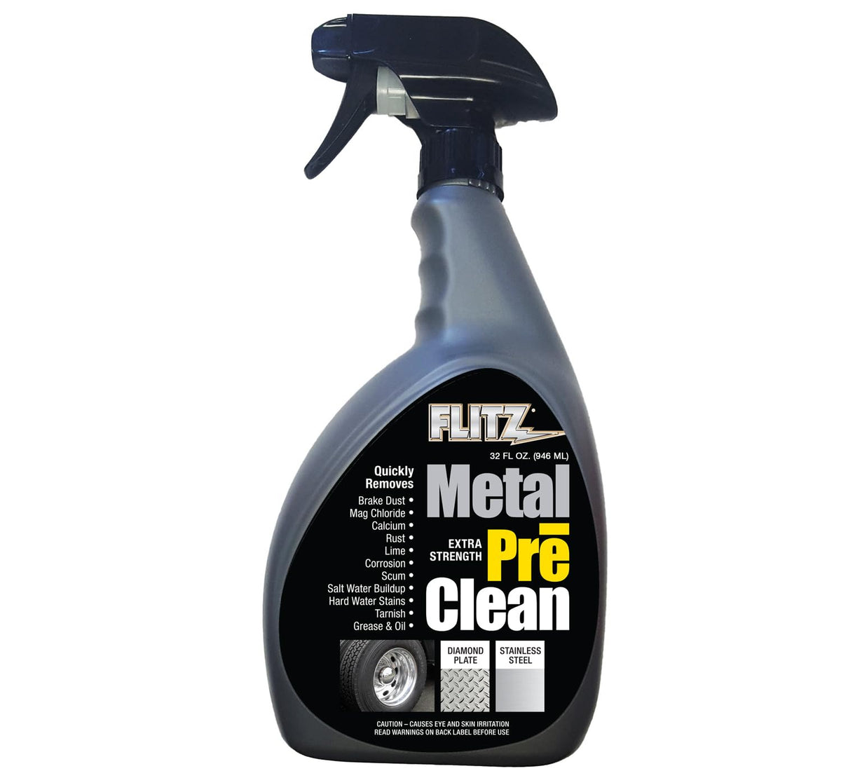 FLITZ spray bottle front view showing label and quick-clean benefit