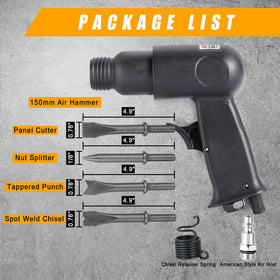 FLKQC close-up of the four heat-treated chisel ends showing durable edges for tough jobs