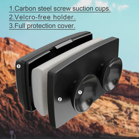 FLLIK packaging and contents display showing two holders and mounts benefit