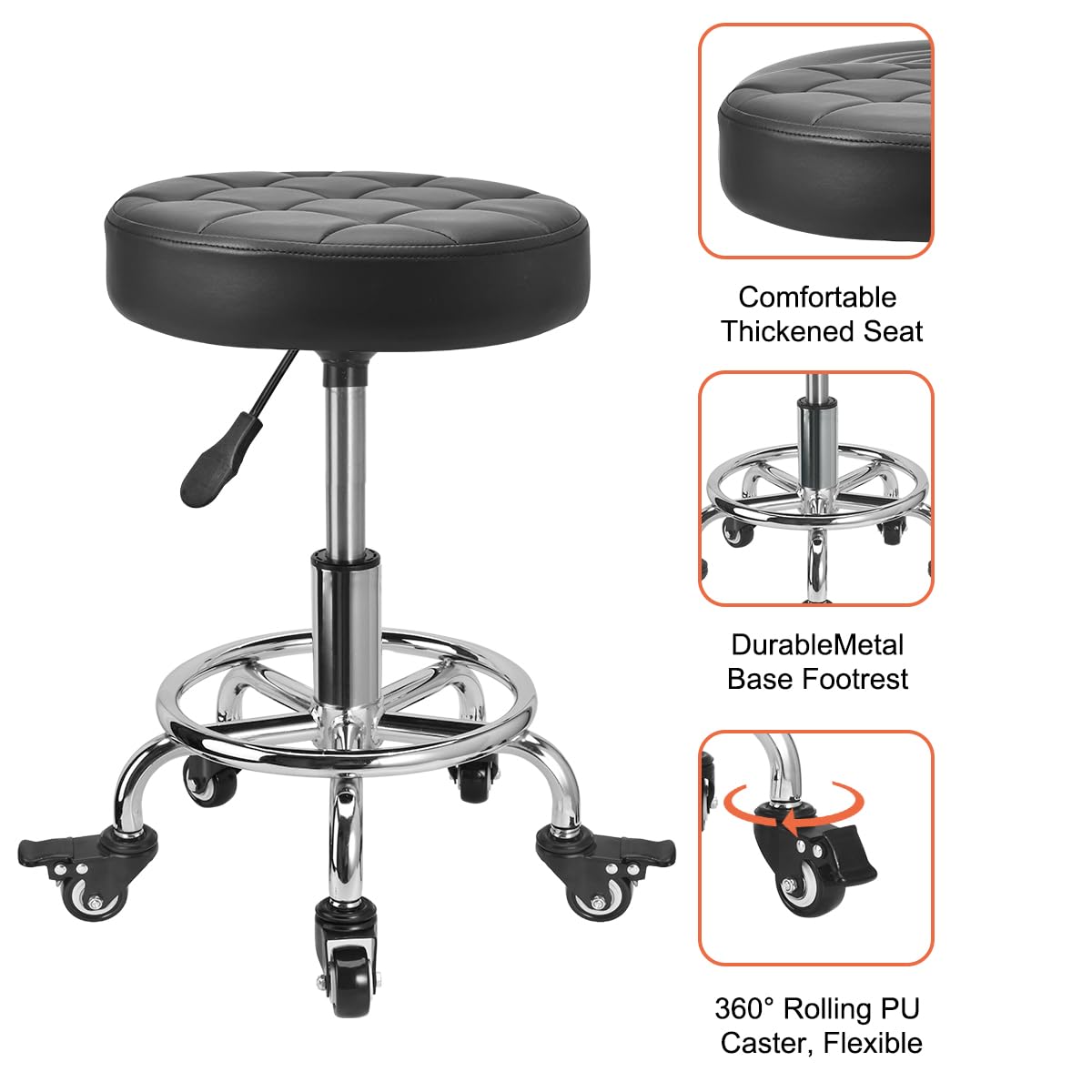 FLOLXNB gas-lift height adjuster illustrating quick seat changes