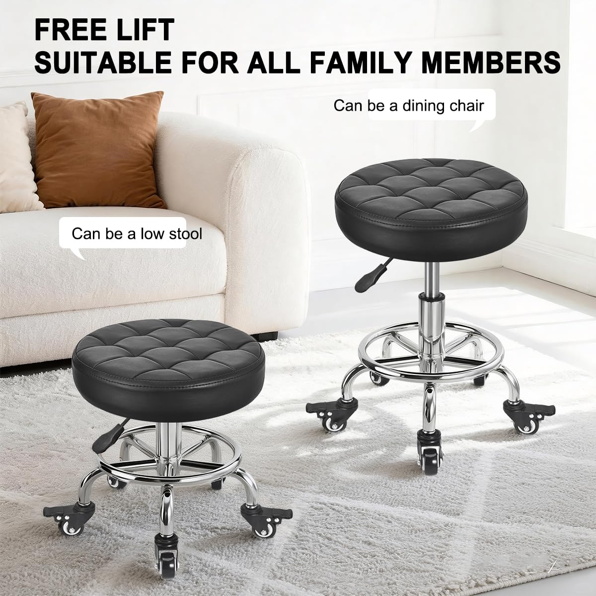 FLOLXNB stool beside toolbox showing size and scale for workshops