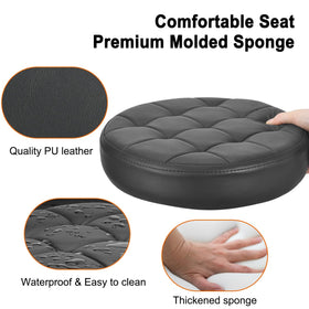 FLOLXNB close-up of PU leather seat highlighting easy-clean surface