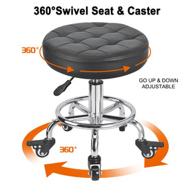 FLOLXNB stool in garage side view demonstrating sturdy low seating