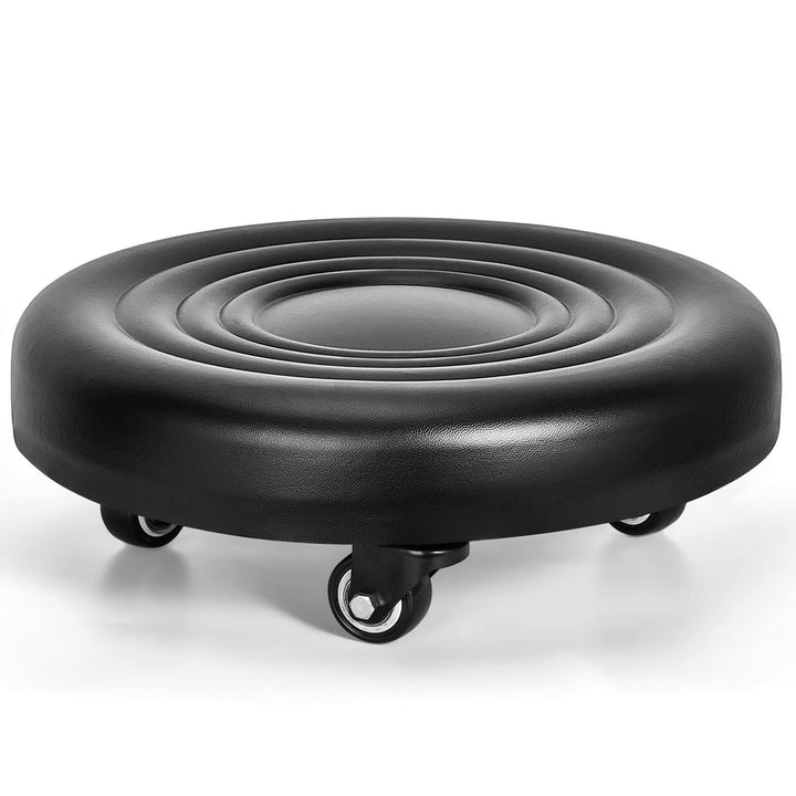 FLOLXNB front view low roller seat showing compact mobility and stable base
