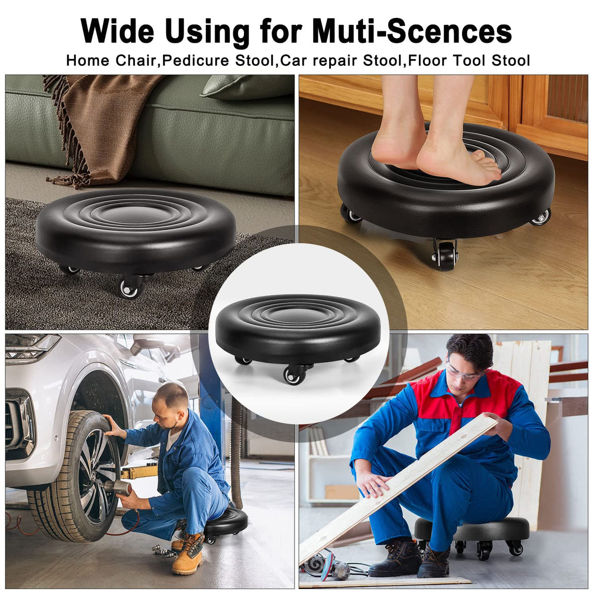 FLOLXNB in salon during pedicure showing mobility and ergonomic seating