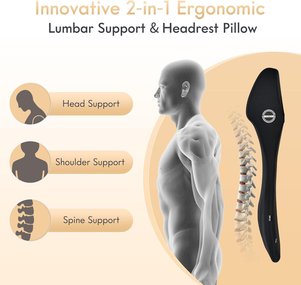FLORICH close-up memory foam texture demonstrating pressure relief benefit