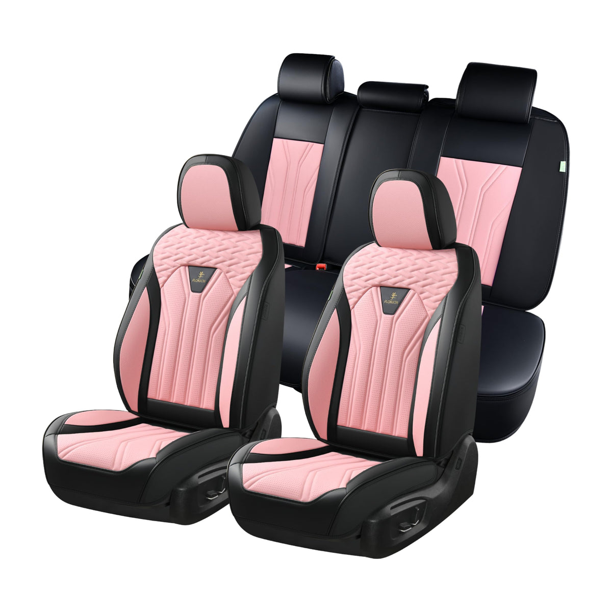 FLORICH front seat full set shown fitted, adds cohesive cabin protection