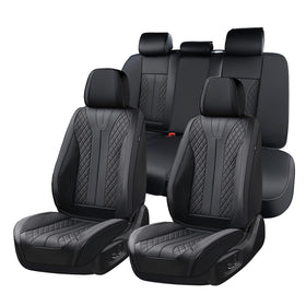 FLORICH front seat full view showing sleek black protection and style