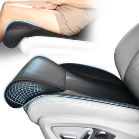 FLORICH front view of seat extender showing full width and added leg support benefit