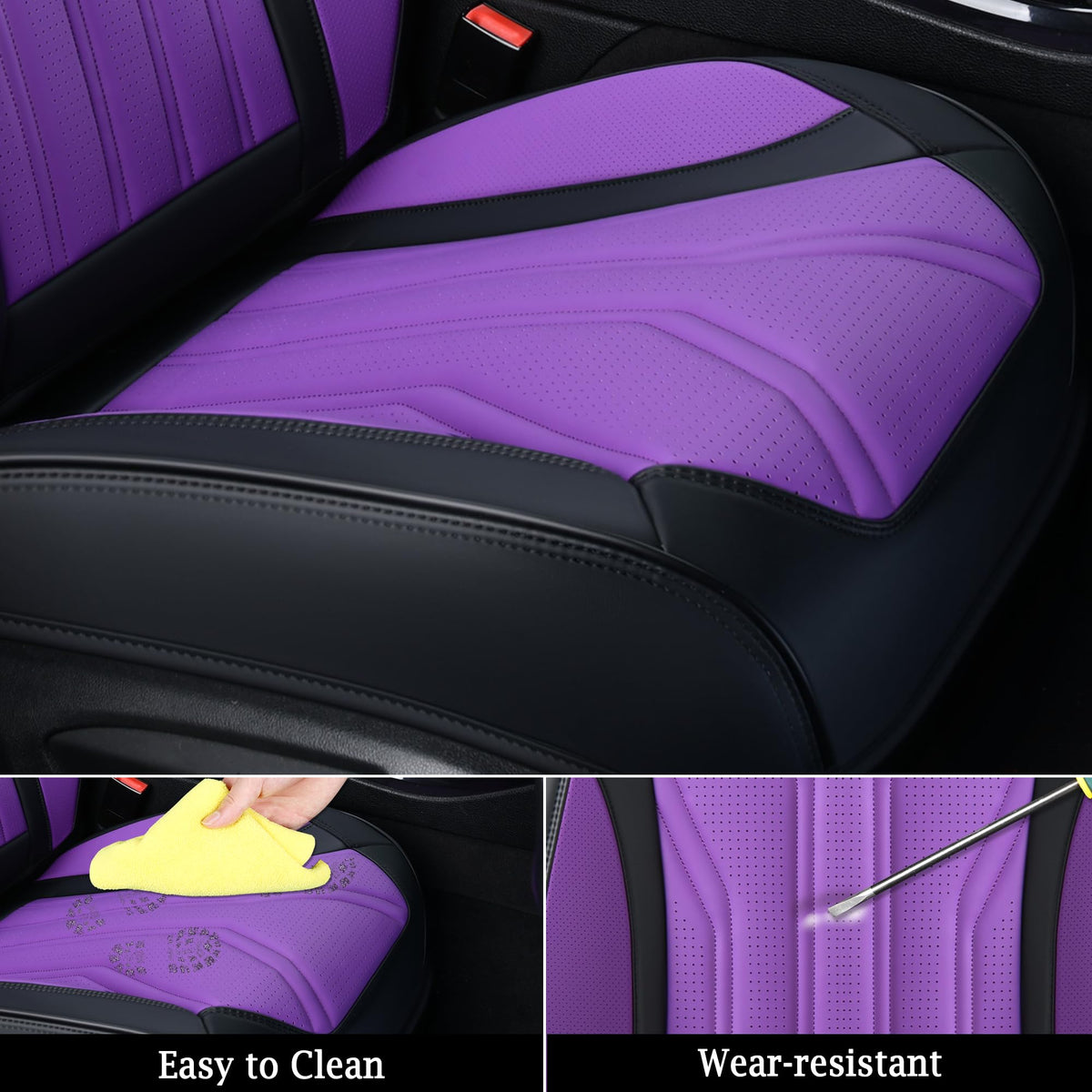 FLORICH in-car lifestyle shot with covers installed boosting interior style